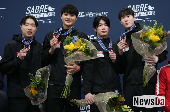 대전시청 소속 펜싱팀 오상욱 솔트레이크시티 사브르월드컵 2관왕