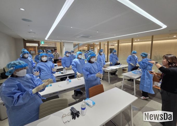 의왕시, 노인주거복지시설 감염예방 교육 실시