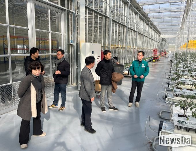 경북도 스마트농업혁신과장 임대형스마트팜단지 방문