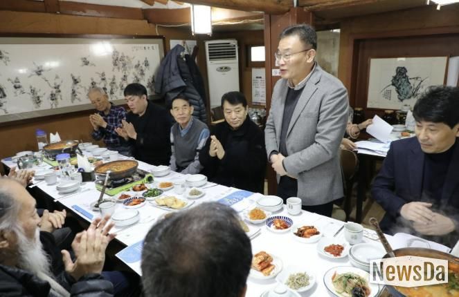 수원시 팔달구, 전통시장 상인회장단과 오찬 간담회 개최