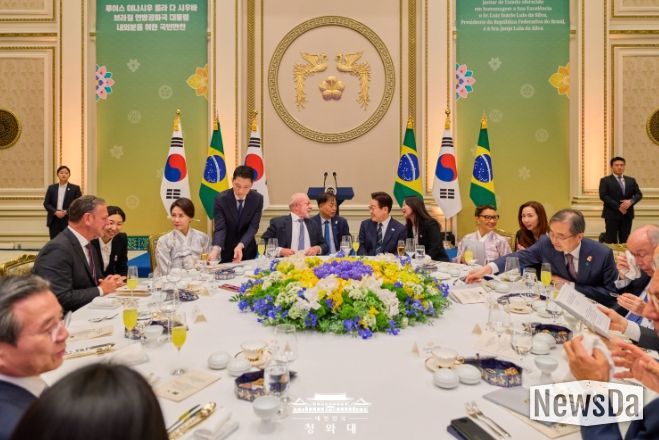 '룰라' 브라질 대통령 내외 국빈 방한 - 국빈만찬(청와대)