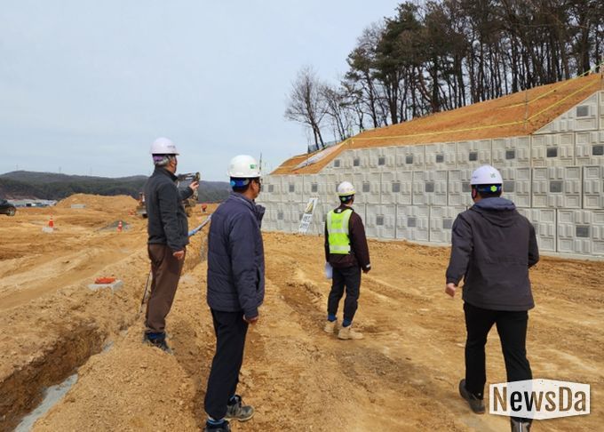 용인도시공사, 제2용인 테크노밸리 해빙기 안전점검 실시