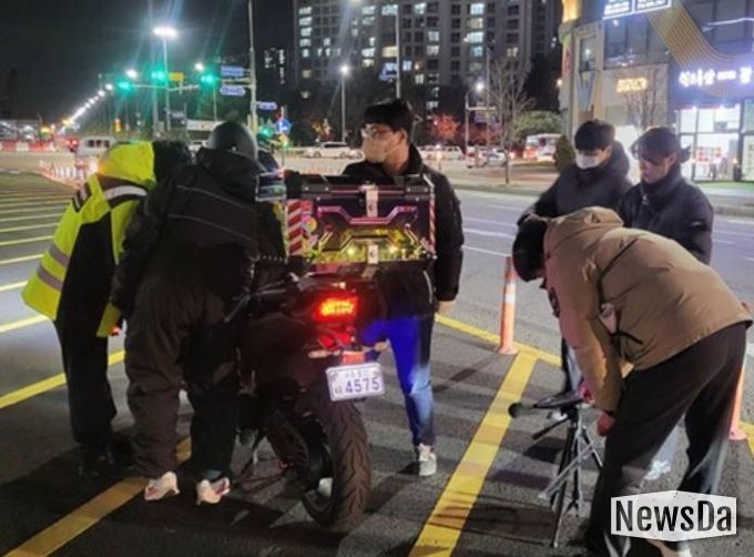 파주시, 3월 9일 이륜차 소음·불법개조 합동단속 실시