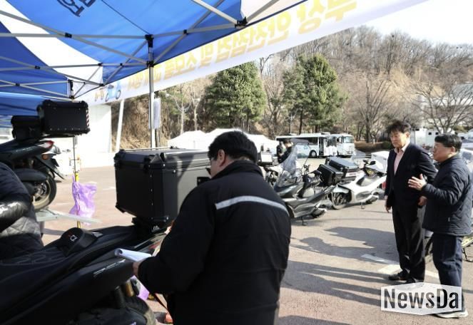 배달노동자 이륜차 안전점검