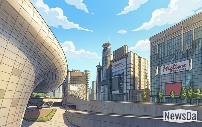 서울 명소 3D 디지털 애셋(동대문(DDP) 일대)