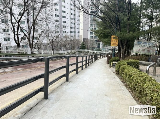 의왕시, 기상이변 대응위한 학생 통학로 열선 설치