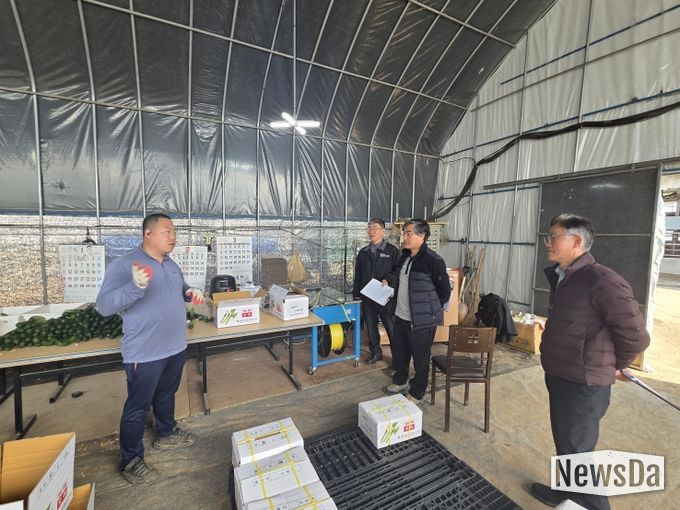 안성시 서부농업기술상담소, 기후변화 대응 시설 오이 병해충 방제 전문 컨설팅 교육 실시