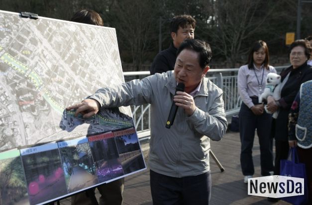 불암천 하천정비 사업 브리핑 사진