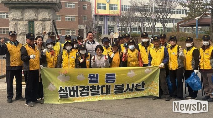 파주시 월롱면, 개학기 학교 주변 불법 광고물 집중 정비 실시