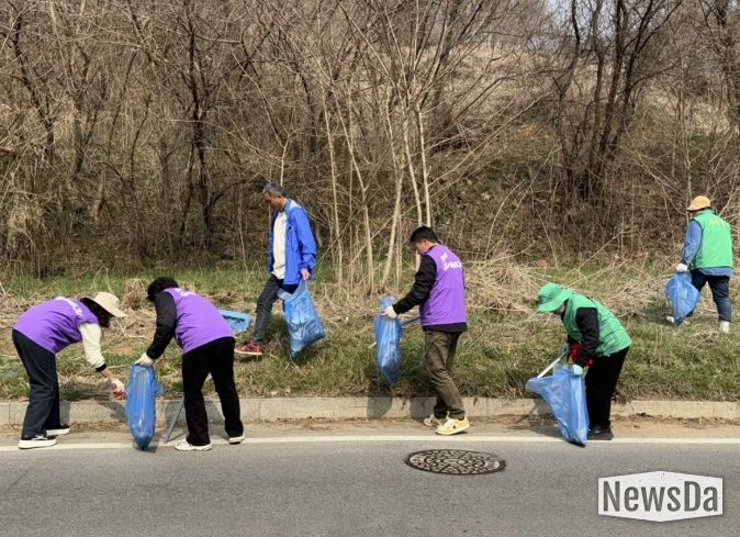 광주시 도척면, 경기도체육대회 앞두고 대대적 환경정비 실시