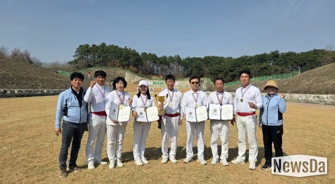 영덕군 궁도협회, 열악한 환경 딛고 도민체전 종합우승 쾌거