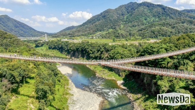 한탄강 Y자출렁다리
