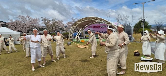 구미 발갱이들소리, 지산샛강에 울려 퍼지다