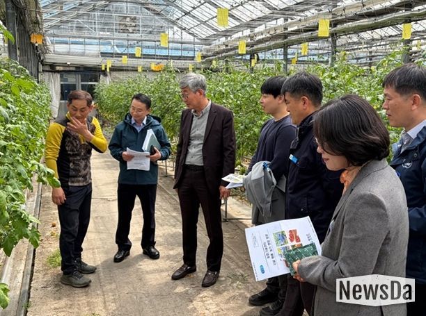 송광민 영광 부군수, 시설원예농가 현장 격려 방