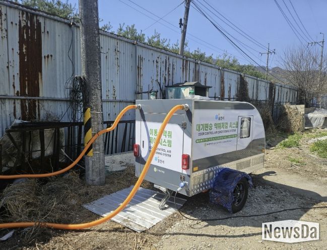 포천시, 이동면에 이동식 대기 확산 악취제어시스템 설치…축산악취 저감 강화