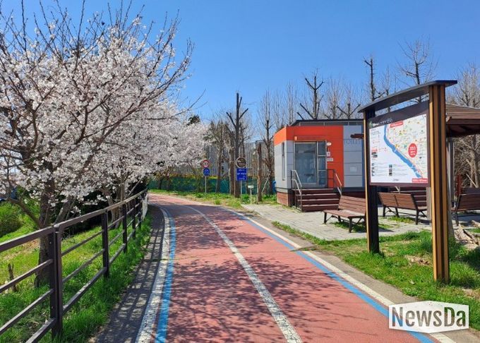 고양시 일산서구, 평화누리 자전거길 공중화장실 운영