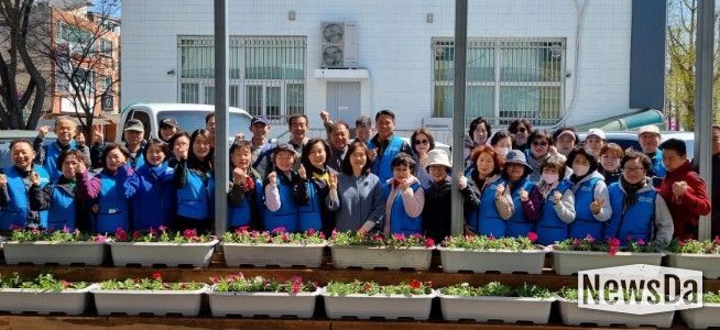 고양시 대화동, 2026년 봄맞이 초화 식재 행사 개최