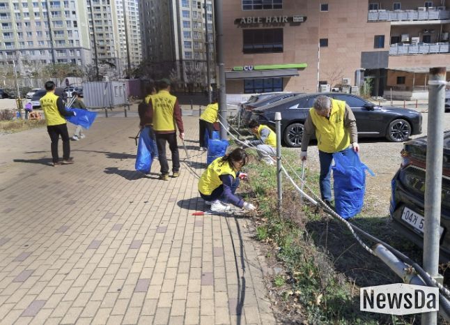 광주시 광남2동, 경기도체육대회 대비 ‘클린데이’ 환경정화 실시