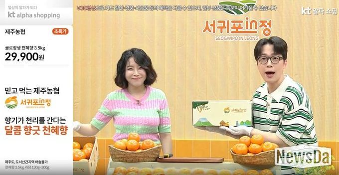 천혜향 홈쇼핑 방송