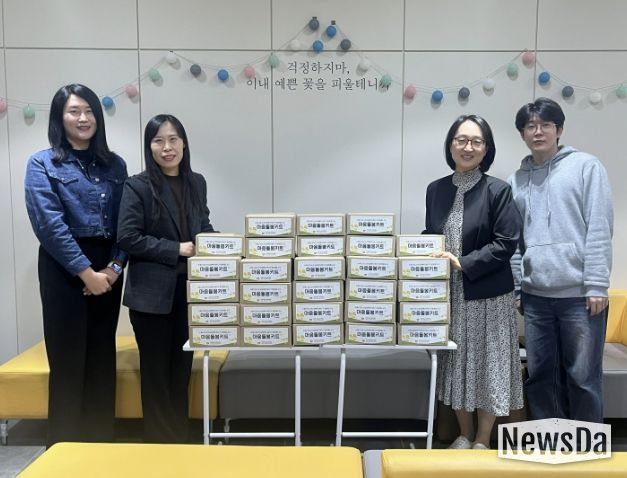 자살·자해 청소년 집중심리클리닉, 대상 청소년에게 마음돌봄 키트 전달