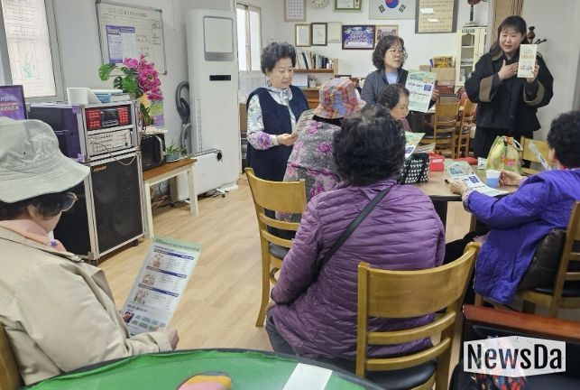 수원시 장안구 송죽동, ‘찾아가는 통합돌봄’ 경로당 순회 안내
