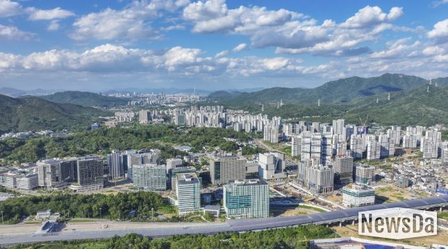 과천지식정보타운 전경