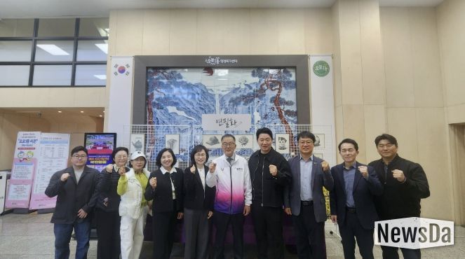 광주시 오포 주민자치센터 연필화반, 14일부터 작품 전시회 개최