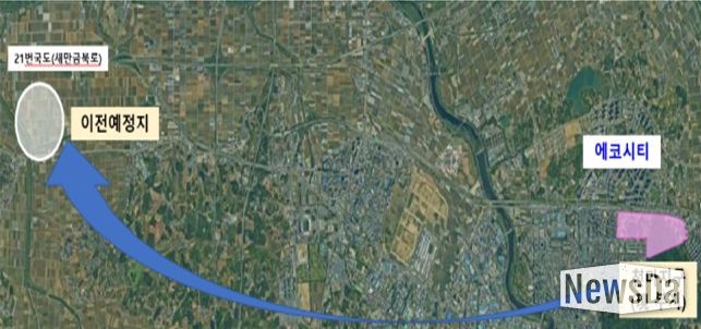 전주대대 이전사업 위치도